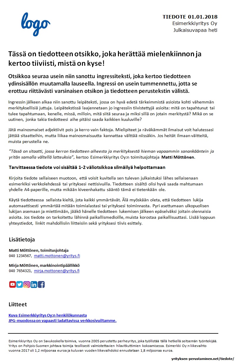 Hyv Lehdist tiedote N in Ponkaiset Uutiskynnyksen Yli OPAS 